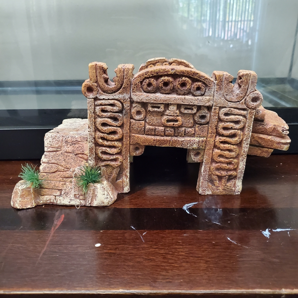 Decorative Stone Arch Aquarium Terrarium Ornament Tank Decoration Mayan Ruin